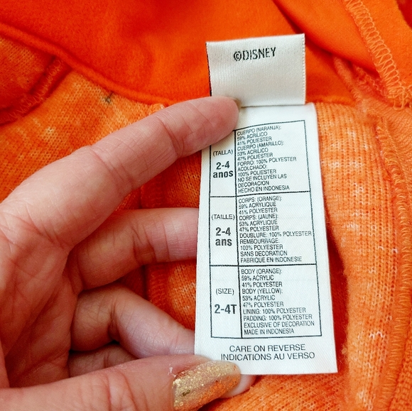 Deluxe Plush Tigger Costume size 2T-4T Disney Winnie The Pooh Halloween y2k - Picture 6 of 8